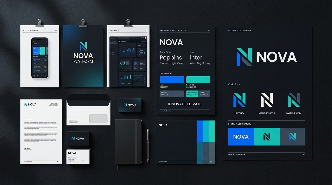 2D Graphic Design Branding